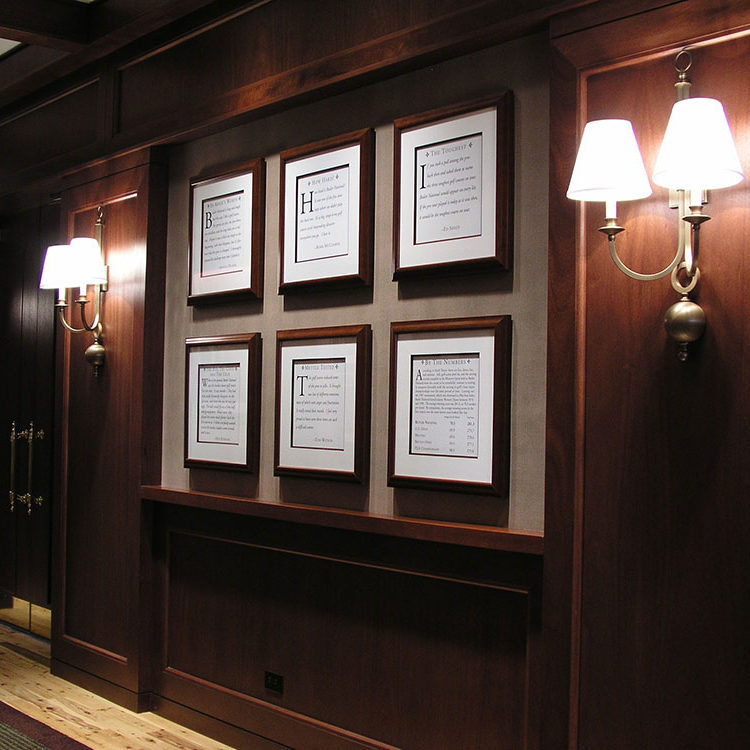 Custom Framing Lawrence Interiors